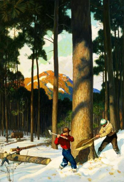 Lumber by Newell Convers Wyeth