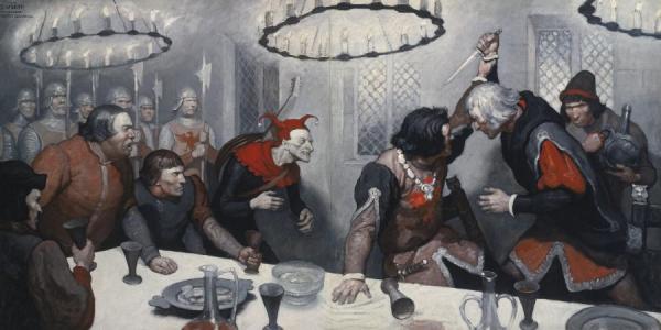 On My Oath, My Men Shall Cut You Down! by Newell Convers Wyeth