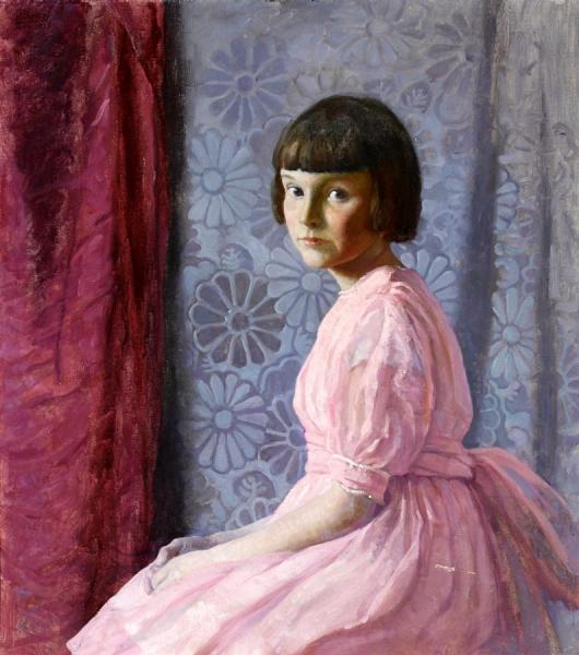 Portrait Of Hope Elizabeth Robinson (phipard) by Newell Convers Wyeth