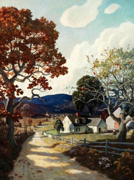 Sweet Land Of Liberty by Newell Convers Wyeth