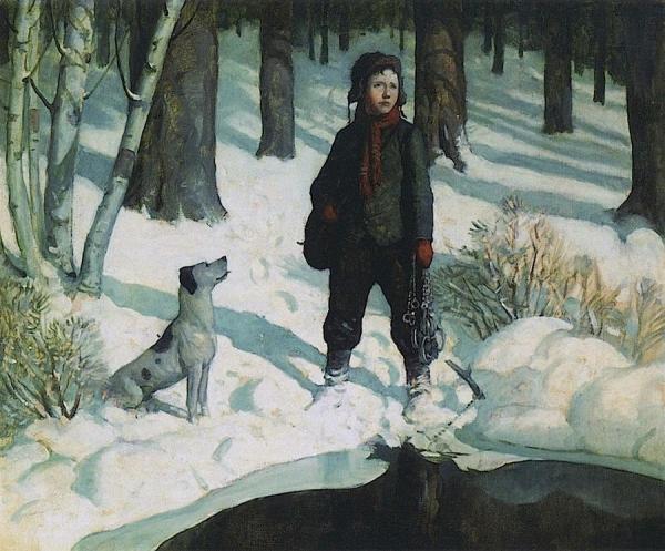 The Boyhood Of C. A. Lindbergh Yields Many Clues To Is Personality As A Man by Newell Convers Wyeth