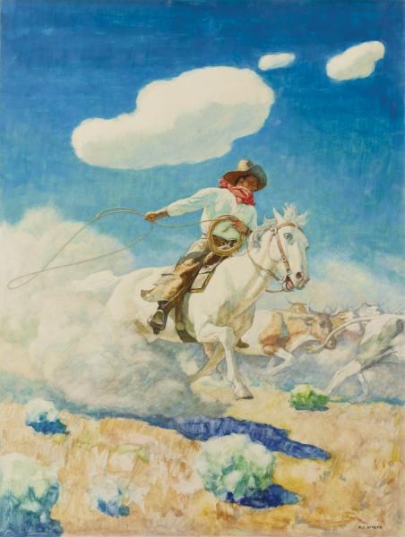 The Cowboy's Life by Newell Convers Wyeth