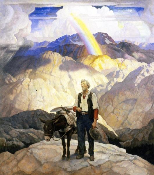 The Seeker by Newell Convers Wyeth