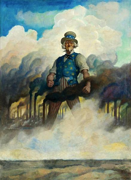 We're On Our Way by Newell Convers Wyeth