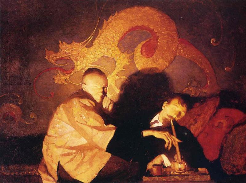 The Opium Eater, 1913 by Newell Convers Wyeth