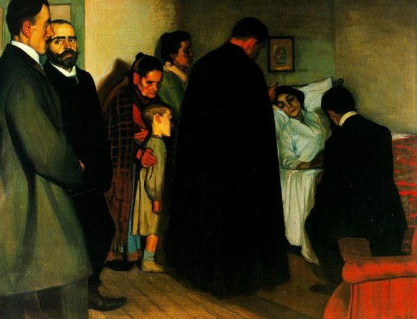 La Enferma by Nicanor Piñole Y Ruiz