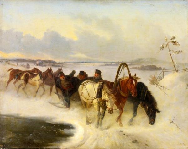 A Troika by Nicholai Egorovich Sverchkov