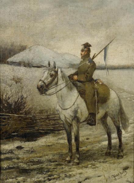 Mounted Officer by Nicholai Egorovich Sverchkov