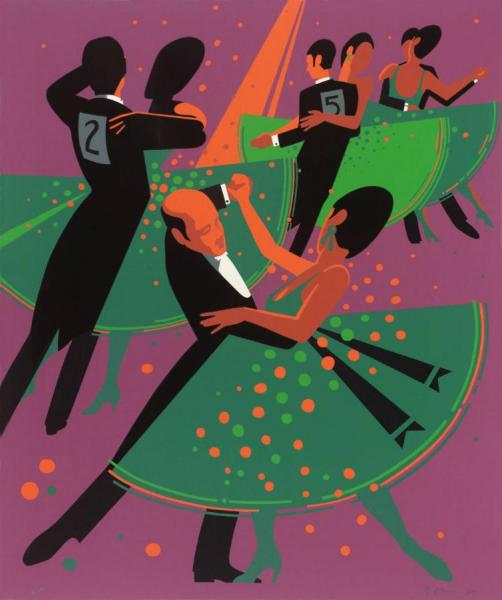 Dancers,1970 by Nicholas Monro