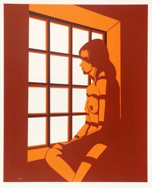 Nicholas Monro Girl At Window,1970