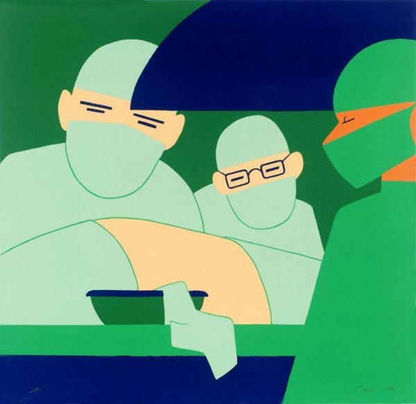 Operating Theatre,1970 by Nicholas Monro