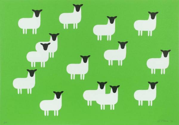 Nicholas Monro Sheep,1970
