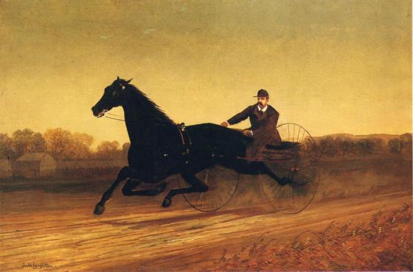 The Racing Sulky by Nicholas Winfield Scott Leighton