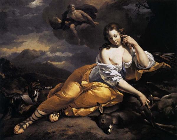 Callisto And Jupiter, Circa 1648-1650 by Nicolae Berchem