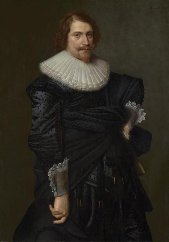 Portrait Of A Man, 1632 by Nicolae Eliaszoon Pickenoy Oil Painting Reproductions
