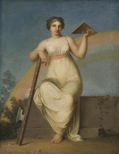 Jurisprudence. Allegory (jurisprudensen. Allegorisk Figur) by Nicolai Abraham Abildgaard