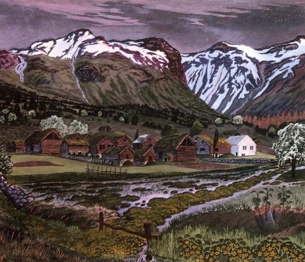 Soleienatt by Nicolai Astrup