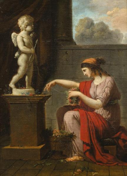 Offering To Love by Nicolas-andré Monsiau