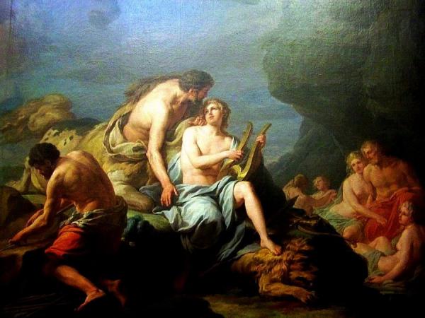 Achille Instruit à La Musique Par Le Centaure Chiron by Nicolas Bernard Lépicié Oil Painting Reproductions