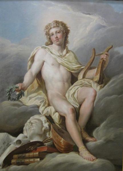 Apollo Protector Of The Arts by Nicolas Bernard Lépicié Oil Painting Reproductions