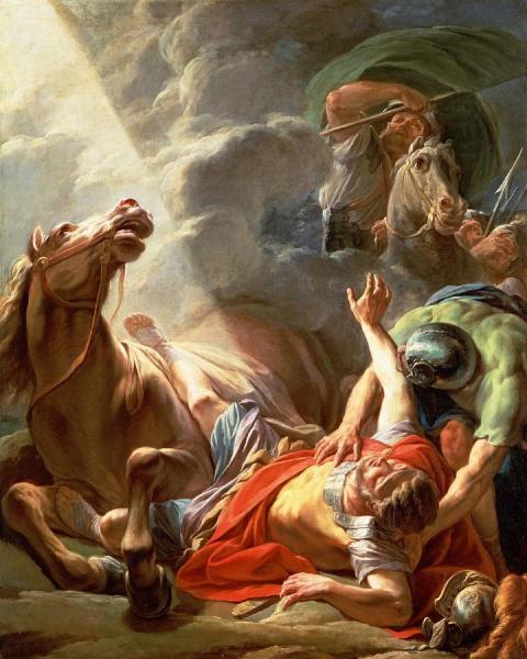 The Conversion Of St. Paul by Nicolas Bernard Lépicié Oil Painting Reproductions
