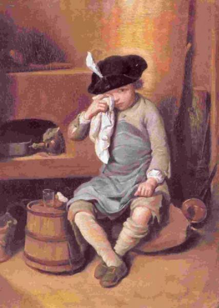 The Penitent Child by Nicolas Bernard Lépicié Oil Painting Reproductions