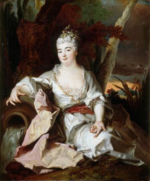 Elisabeth Charlotte Von Der Pfalz by Nicolas De Largillierre