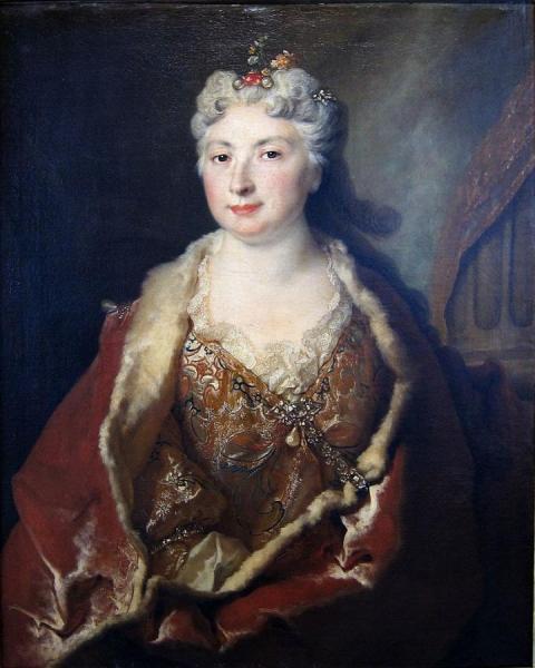 Porrtrait Of A Lady by Nicolas De Largillierre