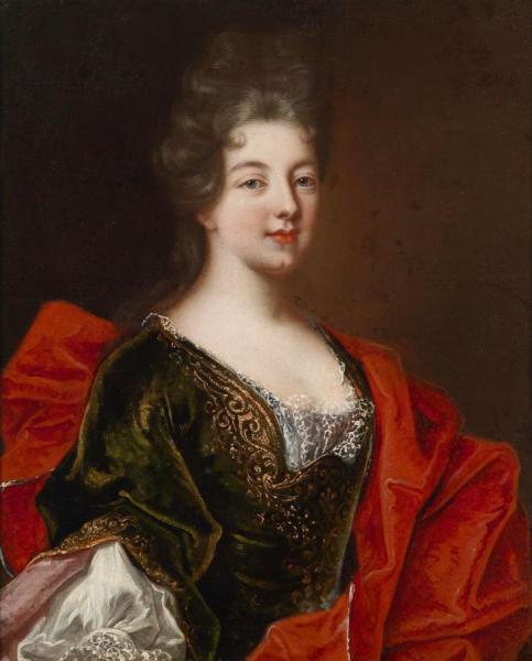 Nicolas De Largillierre Portrait Of A Lady