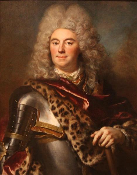 Portrait Of Field Marshall Erik Sparre by Nicolas De Largillierre