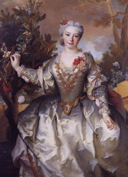 Portrait Of Louise-madeleine Bertin, Countess Of Montchal by Nicolas De Largillierre