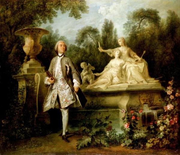 Portrait Of The Actor Grandval by Nicolas Lancret