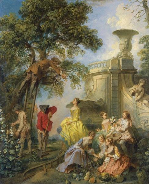 The Earth by Nicolas Lancret Oil Painting Reproductions