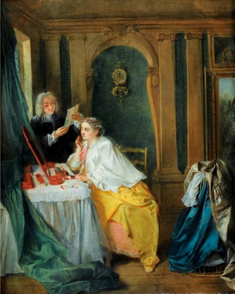 The Toilet Of Madame Geoffrin by Nicolas Lancret Oil Painting Reproductions