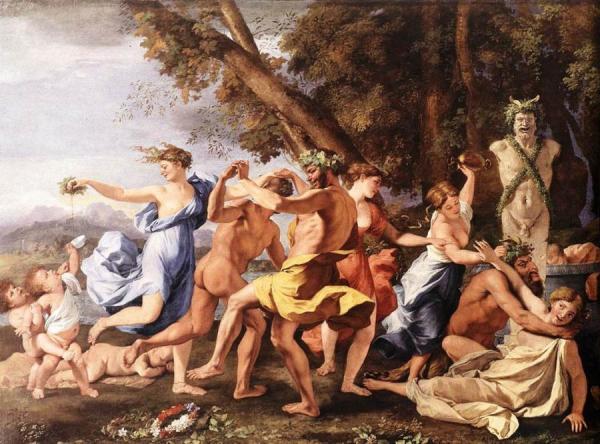 Bacchanalian Revel Before A Term by Nicolas Poussin