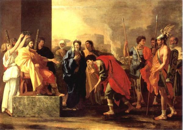 Continence Of Scipio by Nicolas Poussin Oil Painting Reproductions