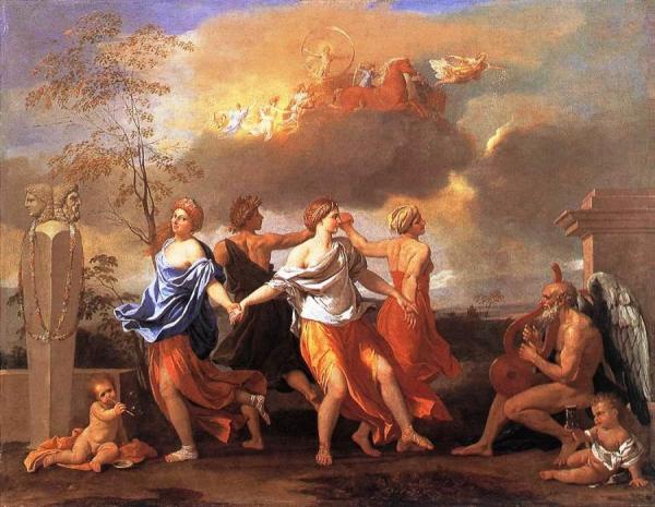Dance To The Music Of Time by Nicolas Poussin Oil Painting Reproductions