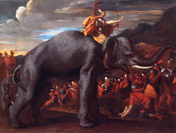 Hannibal Crossing The Alps by Nicolas Poussin Oil Painting Reproductions