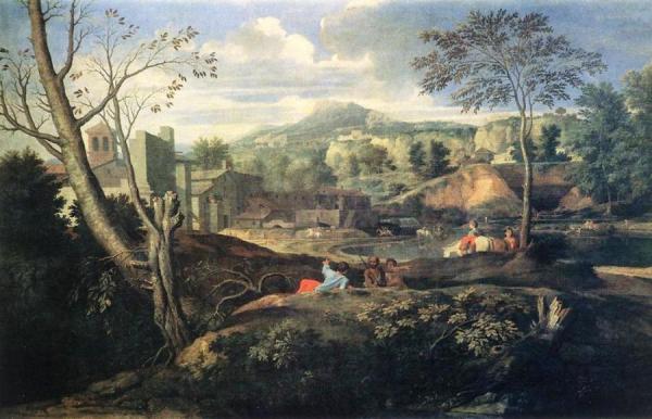 Ideal Landscape by Nicolas Poussin