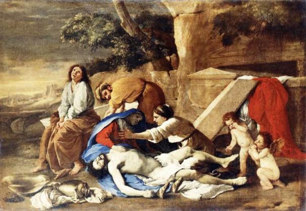Lamentation Over The Body Of Christ by Nicolas Poussin Oil Painting Reproductions
