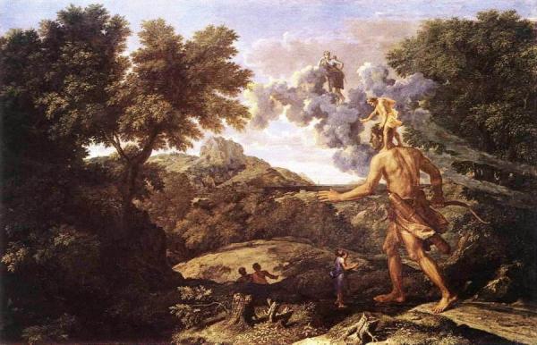 Landscape With Diana And Orion by Nicolas Poussin Oil Painting Reproductions