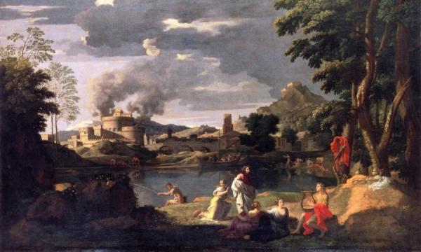 Orpheus And Eurydice by Nicolas Poussin