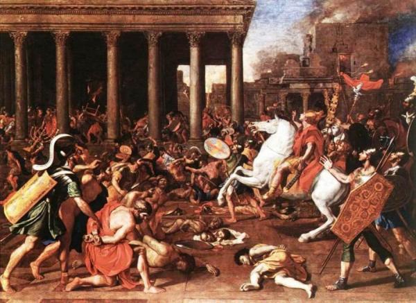 The Destruction Of The Temple At Jerusalem by Nicolas Poussin Oil Painting Reproductions