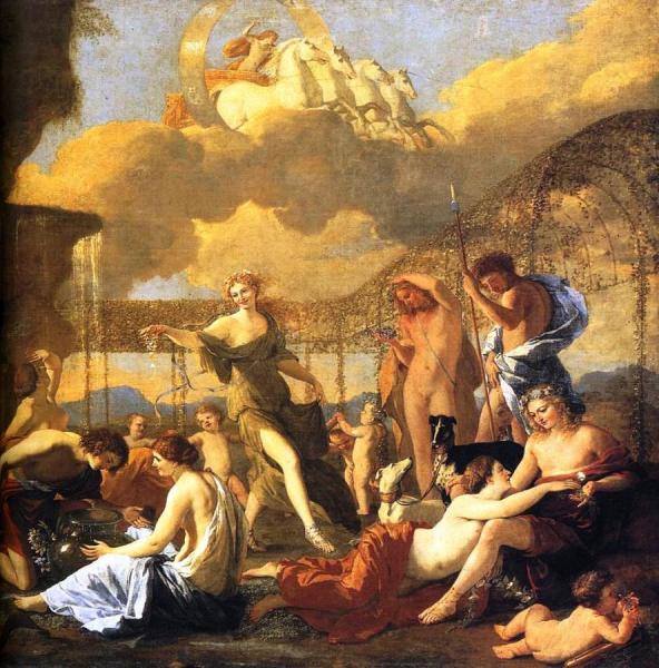 The Empire Of Flora (detail) by Nicolas Poussin