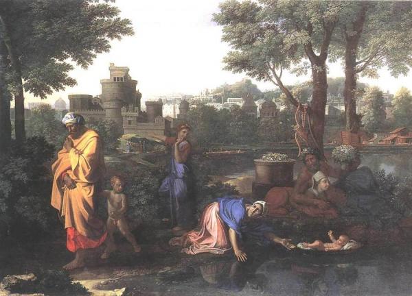 The Exposition Of Moses by Nicolas Poussin