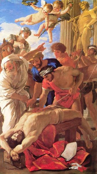 The Martyrdom Of St Erasmus by Nicolas Poussin
