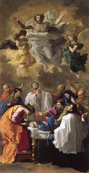 The Miracle Of St. Francis Xavier by Nicolas Poussin Oil Painting Reproductions