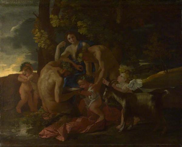 The Nurture Of Bacchus by Nicolas Poussin
