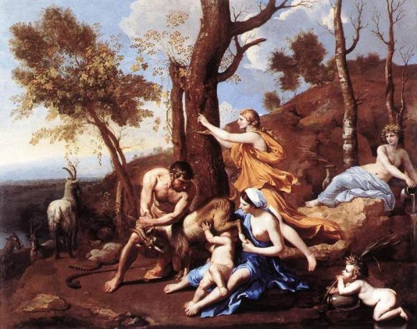 The Nurture Of Jupiter by Nicolas Poussin Oil Painting Reproductions