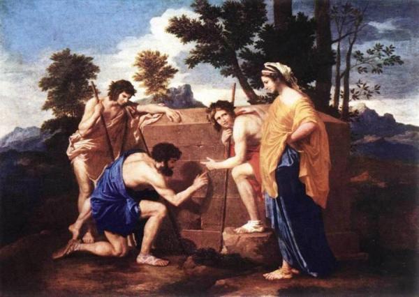 The Shepherds Of Arcadia by Nicolas Poussin